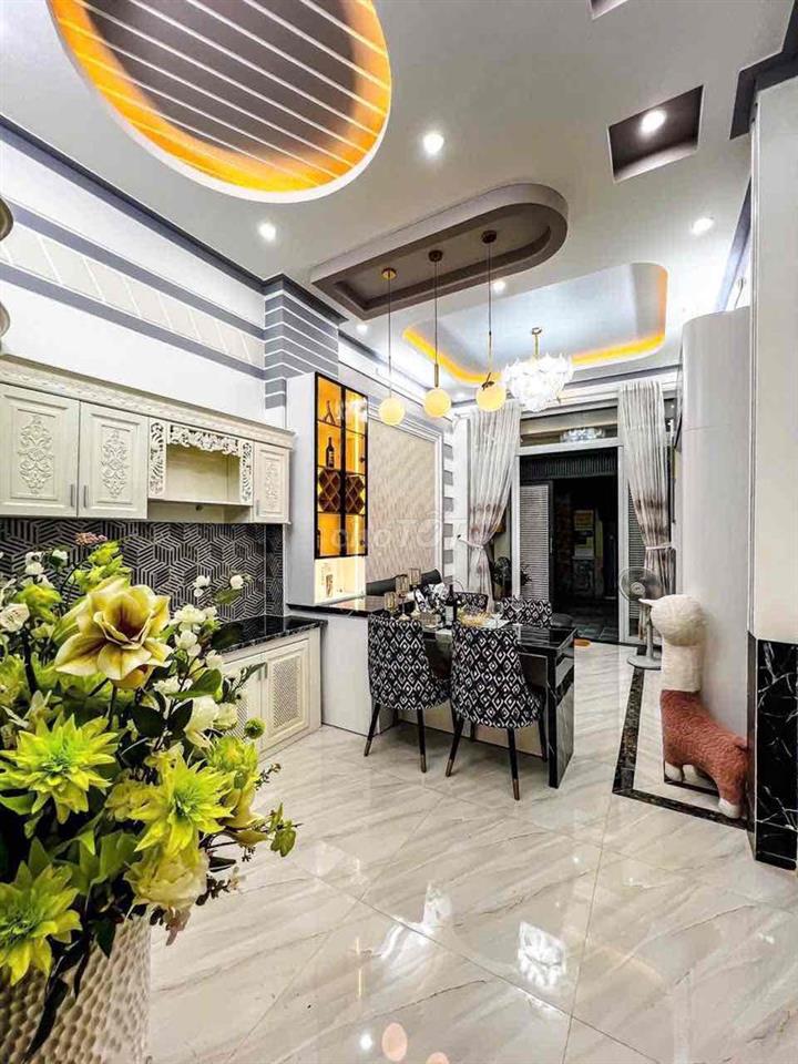 CHO THUÊ NHÀ TRỆT LẦU FULL NỘI THẤT GÓC 2 MẶT TIỀN HẺM 553 ĐƯỜNG 30/4