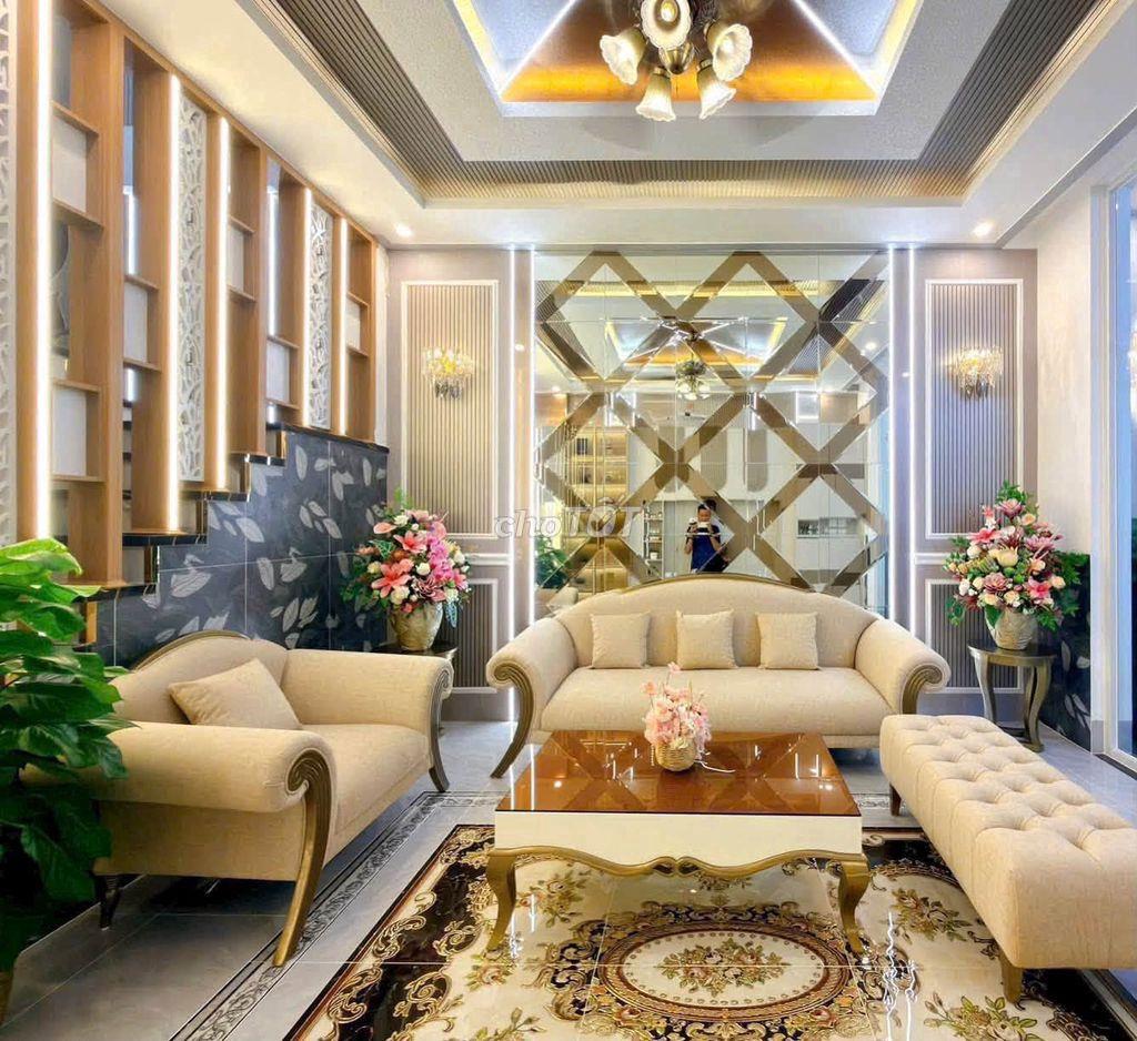 BÁN NHÀ 3 TẦNG FULL NỘI THẤT TUYỆT ĐẸP ĐS12 KDC THỚI NHỰT GẦN ĐHYD