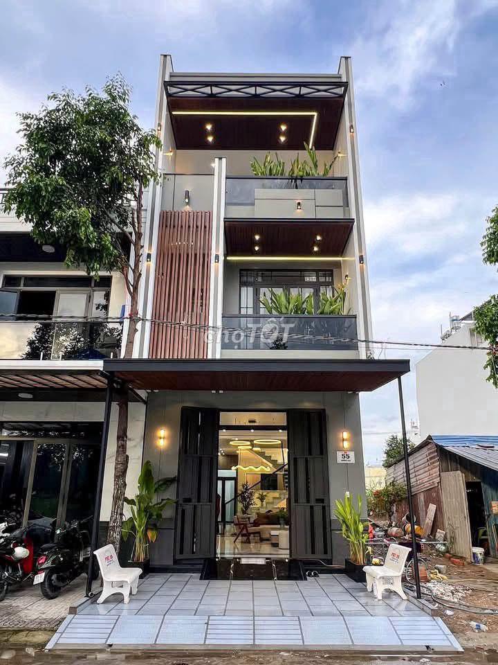 Siêu phẩm nhà 1 trệt 2 lầu KDC Hồng Loan 80m2 full nội thất