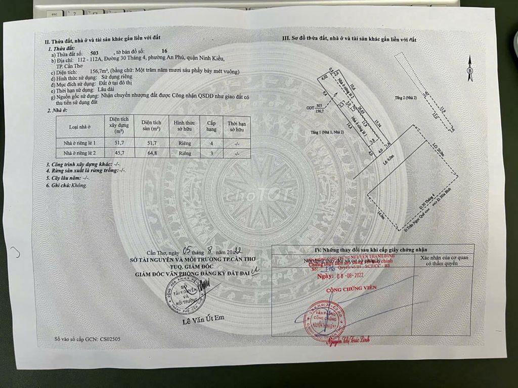 Bán Toà Nhà Văn Phòng Mặt Tiền Đường 30/4 Trung Tâm Cần Thơ