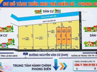 Bán nền thổ cư ngay Trung Tâm Hành Chính Phong Điền