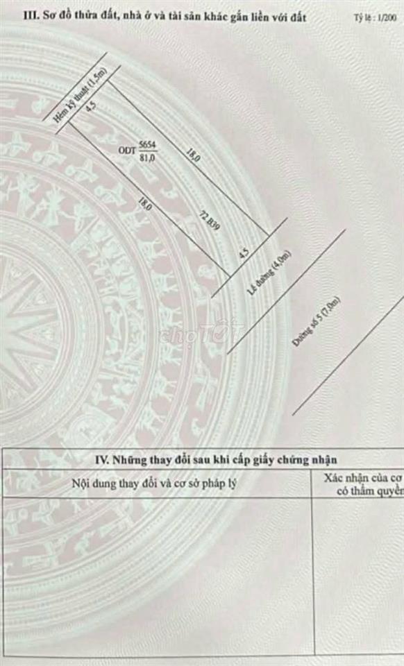 Đất trung tâm Thành phố Cần Thơ khu dân Cư 91B
