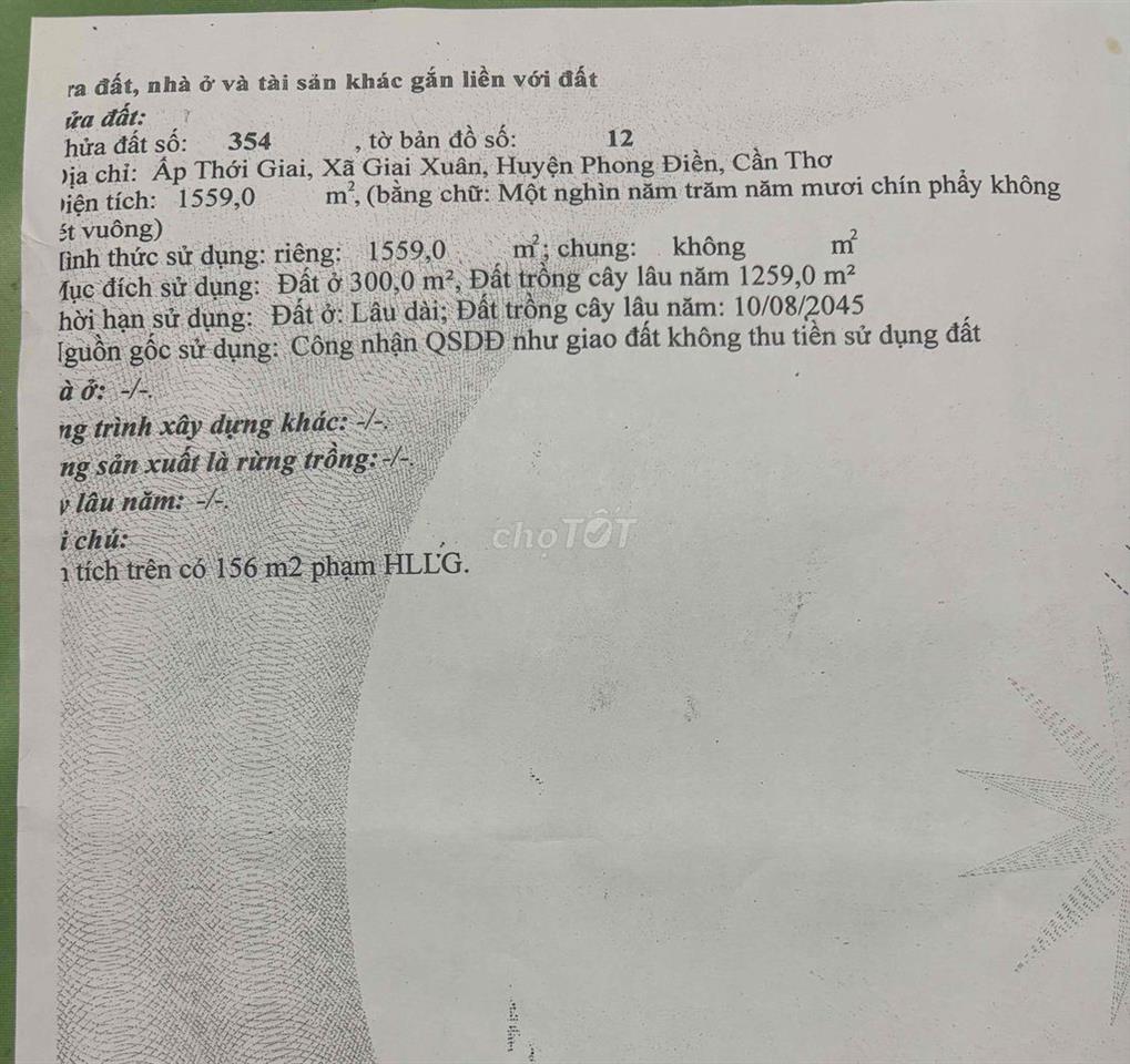 Do nhu cầu phát triển công việc. Gia đình em cần bán đất nền. Dài 40 ×