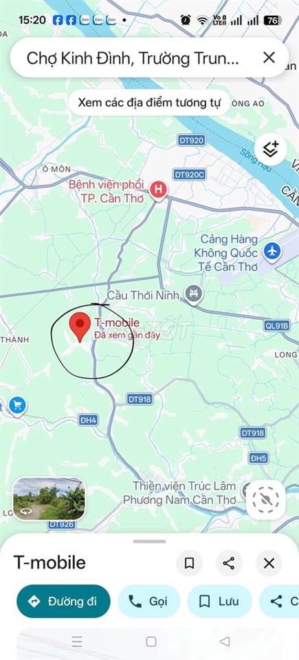 Bán đất nền ô môn giá rẻ