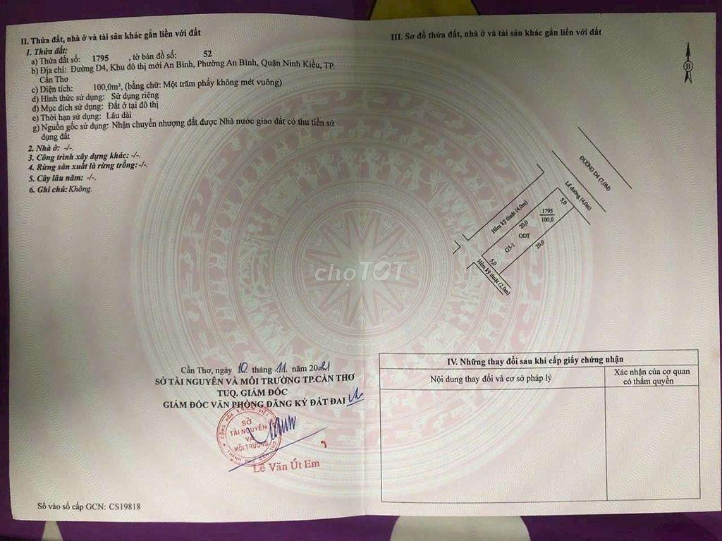 Đất nền thổ cư khu đô thị mới hồng phát an bình