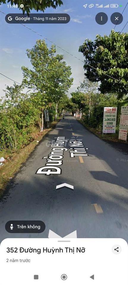 Nền mặt tiền đường Huỳnh Thị Nở, Thường Thạnh, Thành phố Cần Thơ 