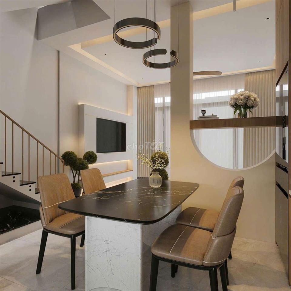 NHÀ 3 TẦNG MỚI ĐẸP HẺM 388 NVC