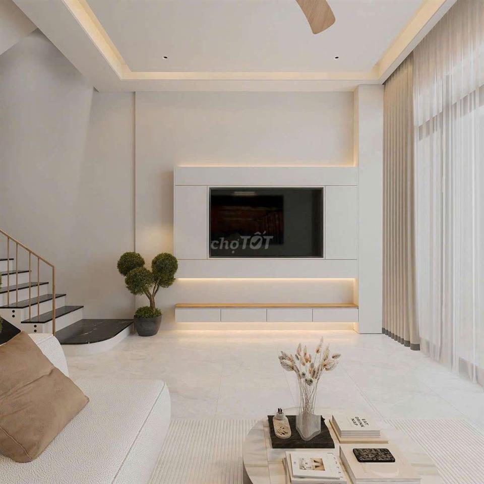 NHÀ 3 TẦNG MỚI ĐẸP HẺM 388 NVC