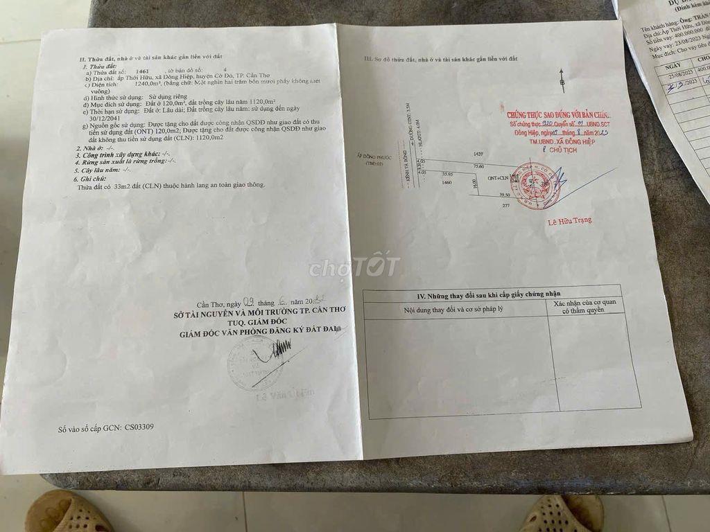 Đất thổ cư có nhà và cây lâu năm