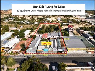Cần Bán 7400m2 mặt tiền 40m đường Nguyễn Đình Chiểu, Phan Thiết