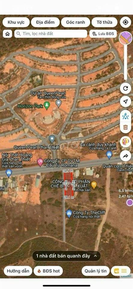 CBán Lô Gốc 2Mặt Tiền Đường Nguyễn Thông 2800m2 TP Phan Thiết