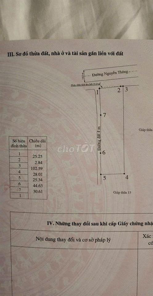 CBán Lô Gốc 2Mặt Tiền Đường Nguyễn Thông 2800m2 TP Phan Thiết