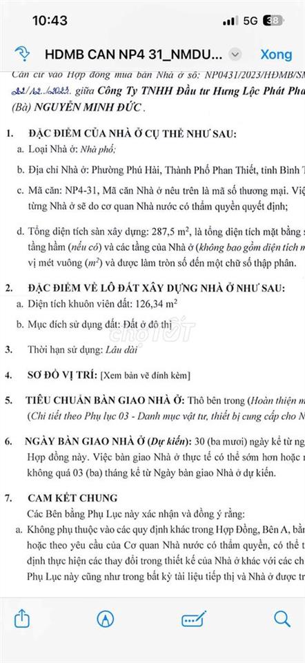 Bán gấp nhà phố MŨI NÉ