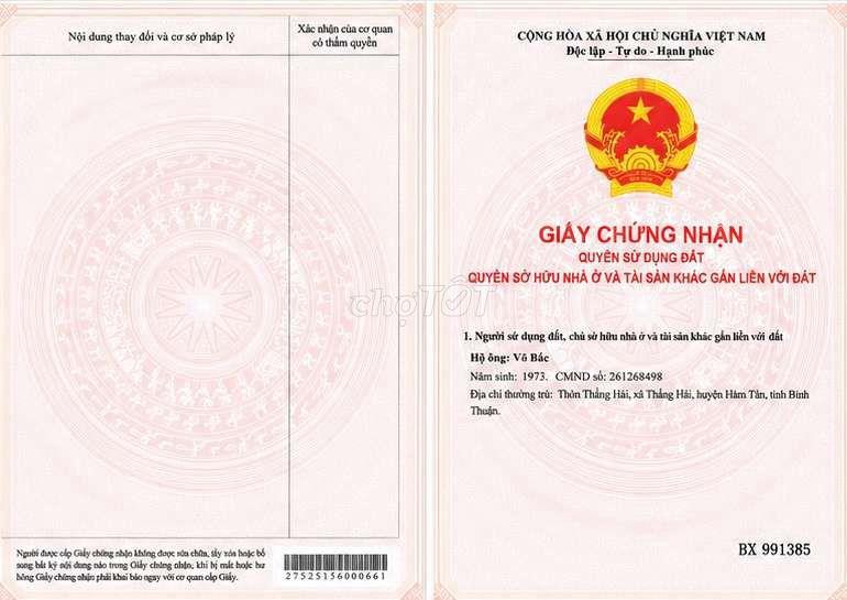 đất 2 mặt tiền liên xã Thắng Hải gần UBND