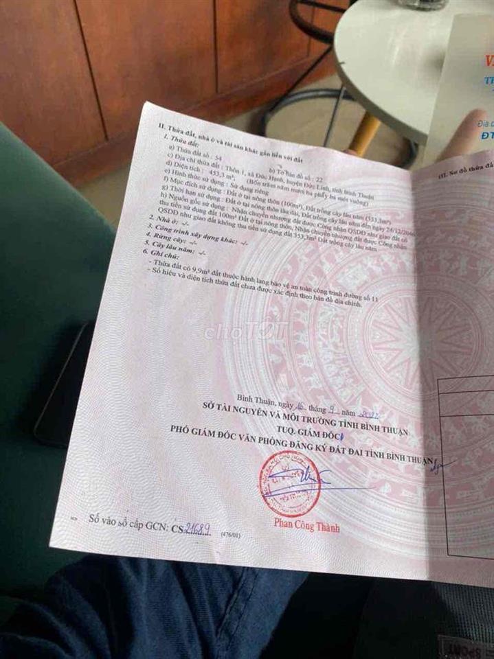 đất thổ cư