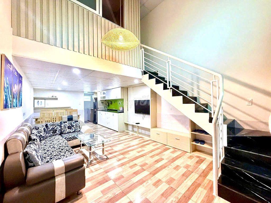 CHO THUÊ CĂN HỘ 2 PN CÓ CỬA SỔ THOÁNG MÁT FULL NỘI THẤT PHƯỜNG 4