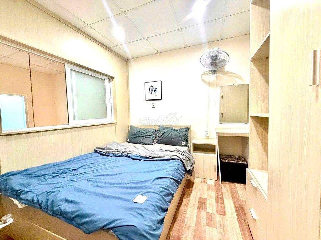 CHO THUÊ CĂN HỘ 2 PN CÓ CỬA SỔ THOÁNG MÁT FULL NỘI THẤT PHƯỜNG 4