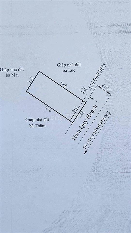 -Bán nhà hẻm sau lưng bánh mì Bon Bon góc Phan Đình Phùng Nguyễn Lương