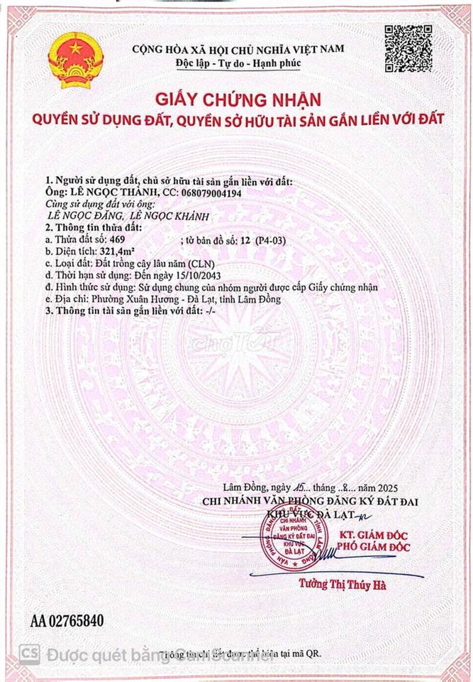 BÁN NHÀ ĐÀ LẠT