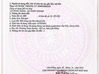 BÁN NHÀ ĐÀ LẠT