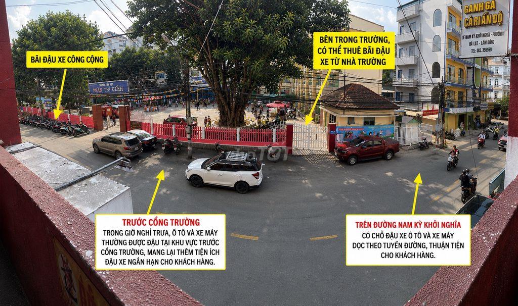 Cho thuê mặt bằng thương mại 2 mặt tiền