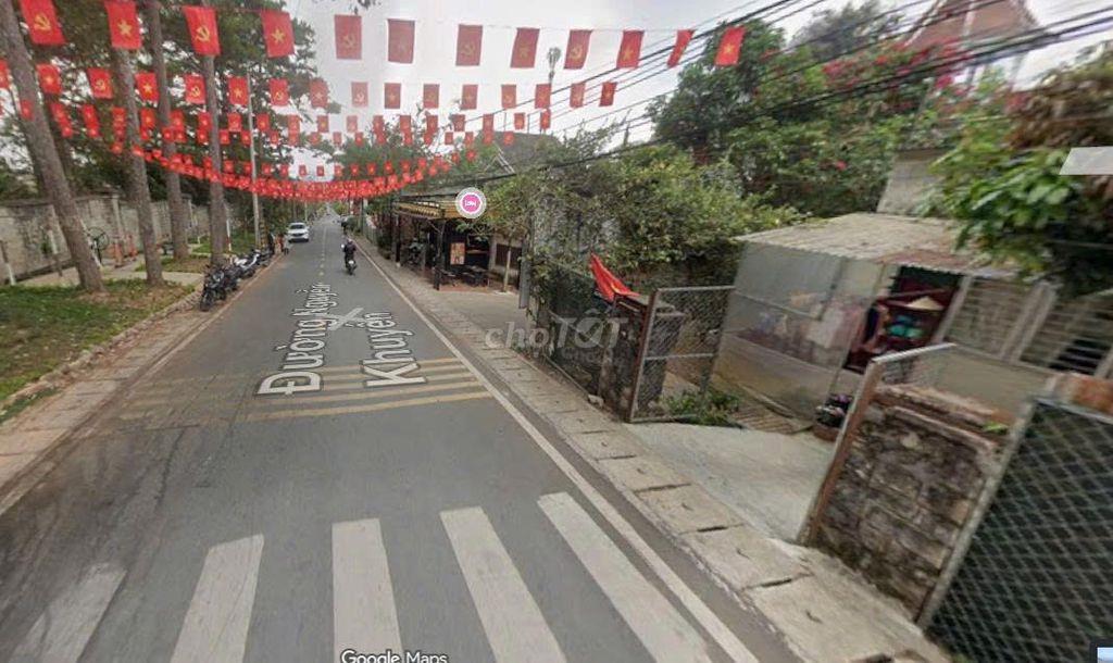 ĐẤT 3 MẶT TIỀN ĐƯỜNG NGUYỄN KHUYẾN, TRUNG TÂM ĐÀ LẠT