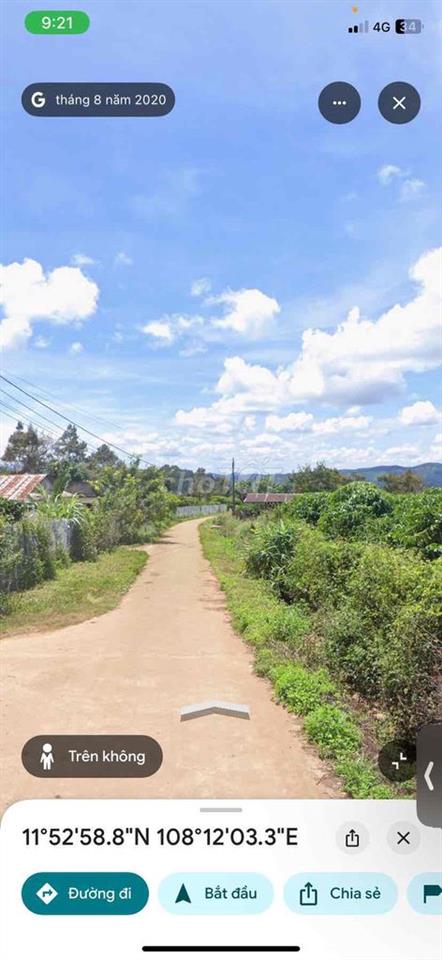 Đất thuộc khu quy hoạch đất ở (biệt thự) cách Đà Lạt 50km