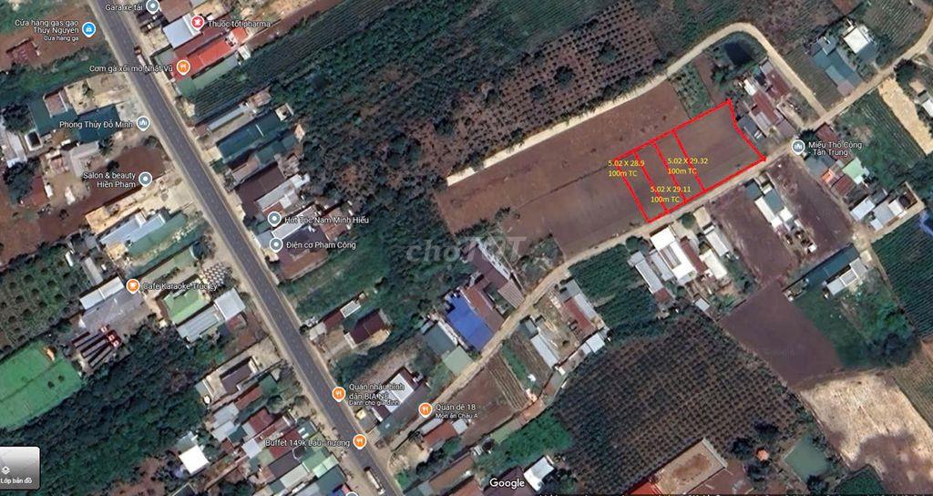BÁN ĐẤT TRUNG TÂM XÃ TÂN HỘI (THÔN TÂN TRUNG) 1.623,6 m² – ĐÃ PHÂN LÔ