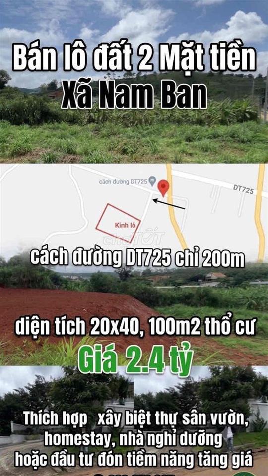 Bán lô đất 800m2 cách đường DT725 200m