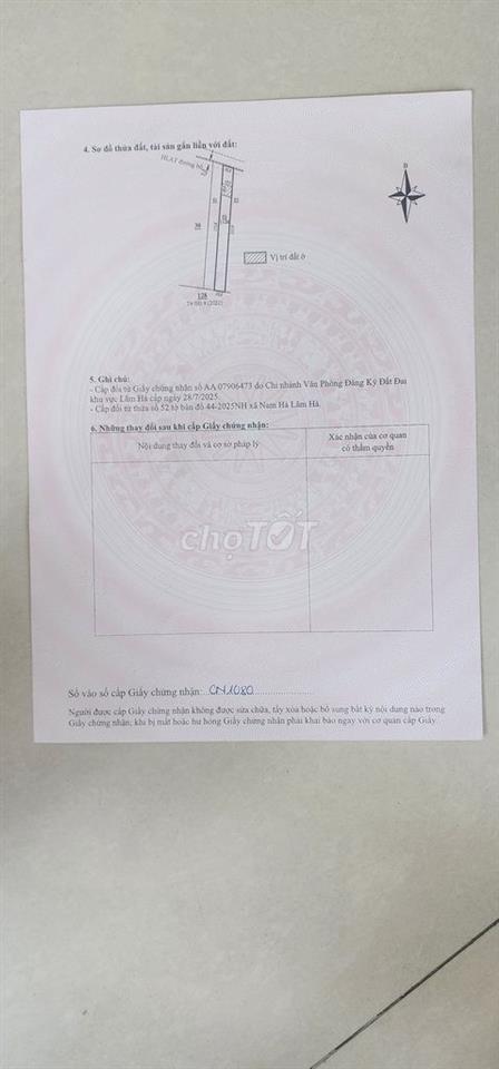 Chính chủ cần bán đất vườn đẹp 