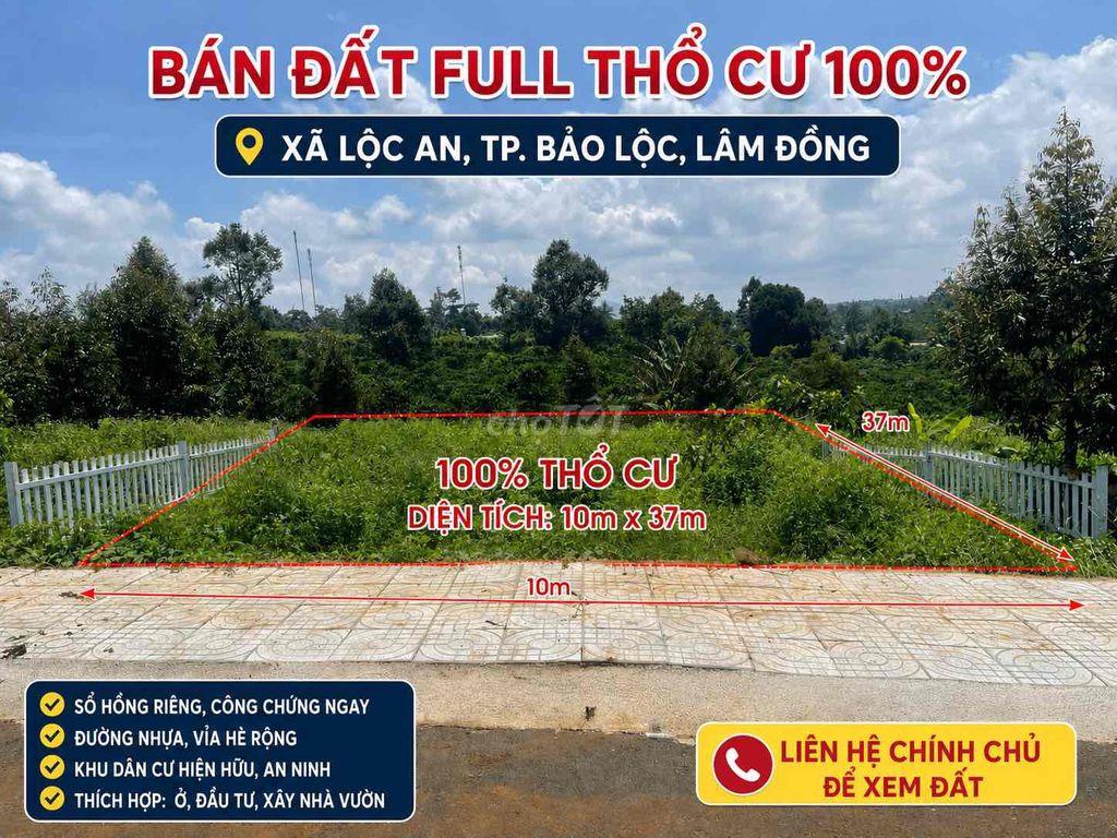Đất full thổ cư Lộc An Tp Bảo Lộc