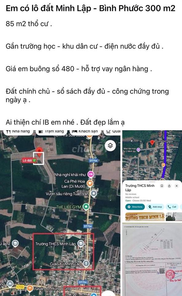 đất thổ cư đẹp quá trời 