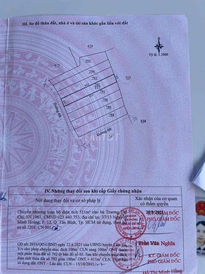 chính chủ bán mảnh đất ven Đà Lạt