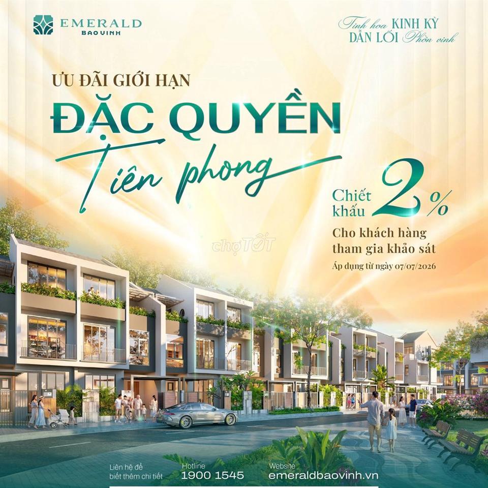 🍀EMERALD BAO VINH | TÂM ĐIỂM QUY HOẠCH – DÒNG CHẢY HOÀNG KIM🍀