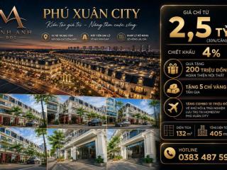 PHÚ XUÂN CITY - Kiến tạo chuẩn sống mới, nâng tầm giá trị đầu tư.