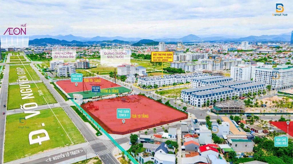 PHÚ XUÂN CITY. Chỉ từ 1,6tỷ(20%) sở hữu ngay SHOPHOUSE 4 TẦNG.