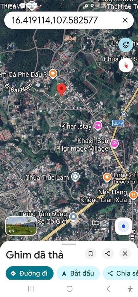 Đất Khổ Biệt thự Tại Kqh Đồng Cát Gần Đường Đại Nam Huế, Cao Ráo
