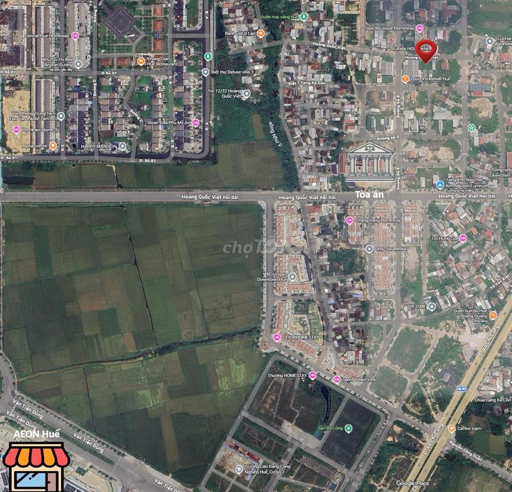 Bán đất 90m2, gần AEON,  Khu quân sự, Tòa án