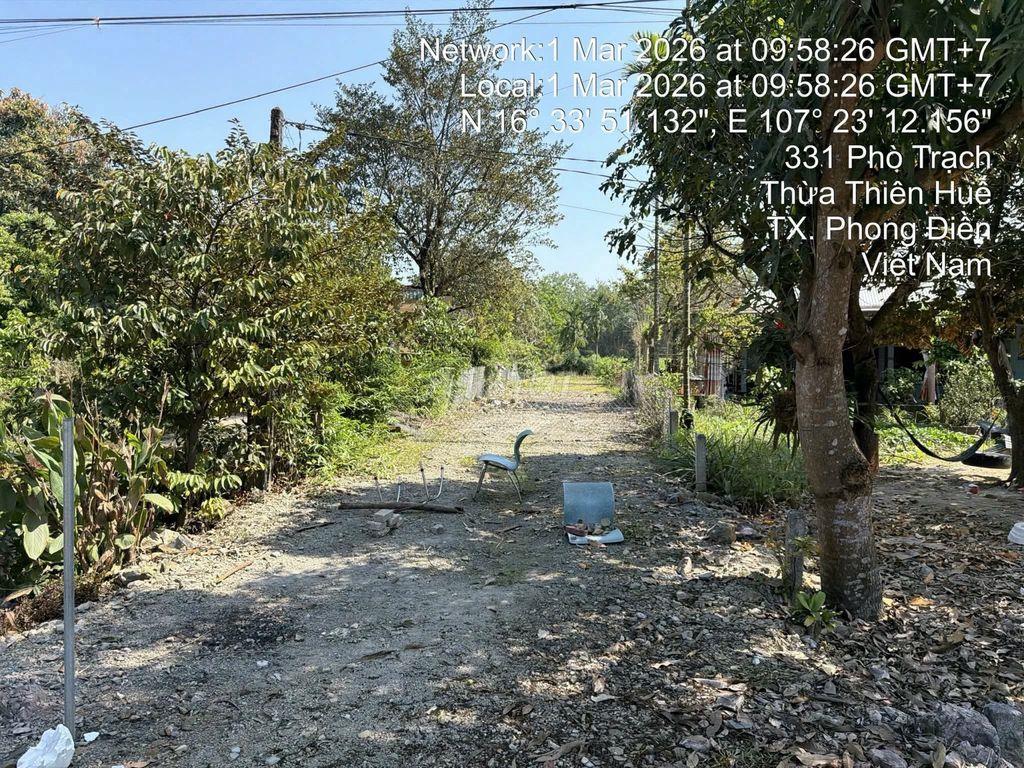 Bán đất QL1A Phong Điền, Huế