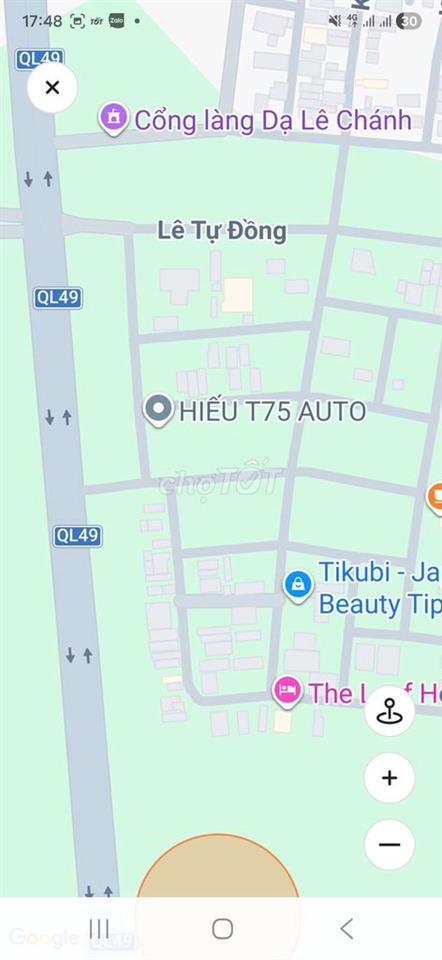 Cần bán đất 2 mặt tiền KQH Thủy Vân TĐ2