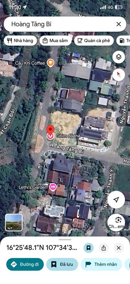 Cho thuê đất lô góc hợp làm quán cafe - kho