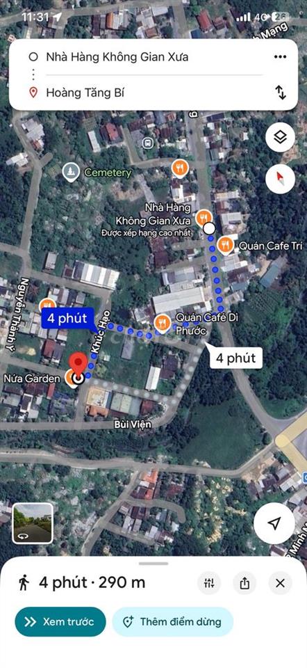 Cho thuê đất lô góc hợp làm quán cafe - kho