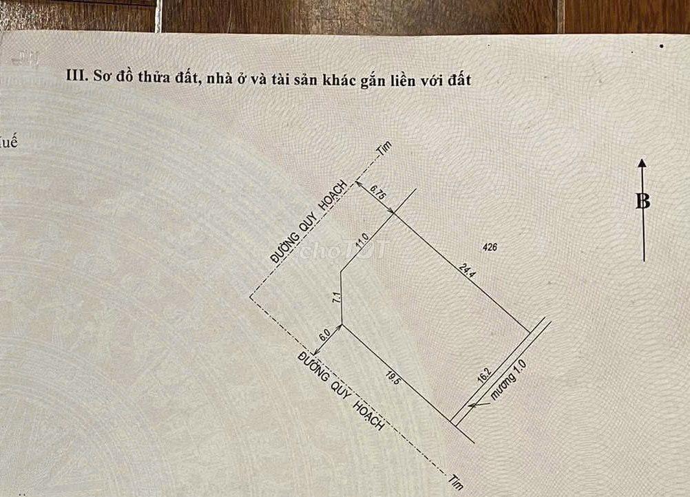 Cho thuê đất lô góc hợp làm quán cafe - kho