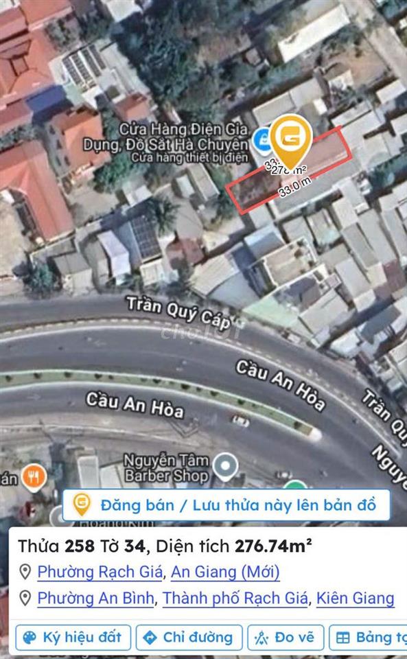 Bán dãy phòng trọ đang hoạt động 6 phòng, còn dư DT cất nhà.