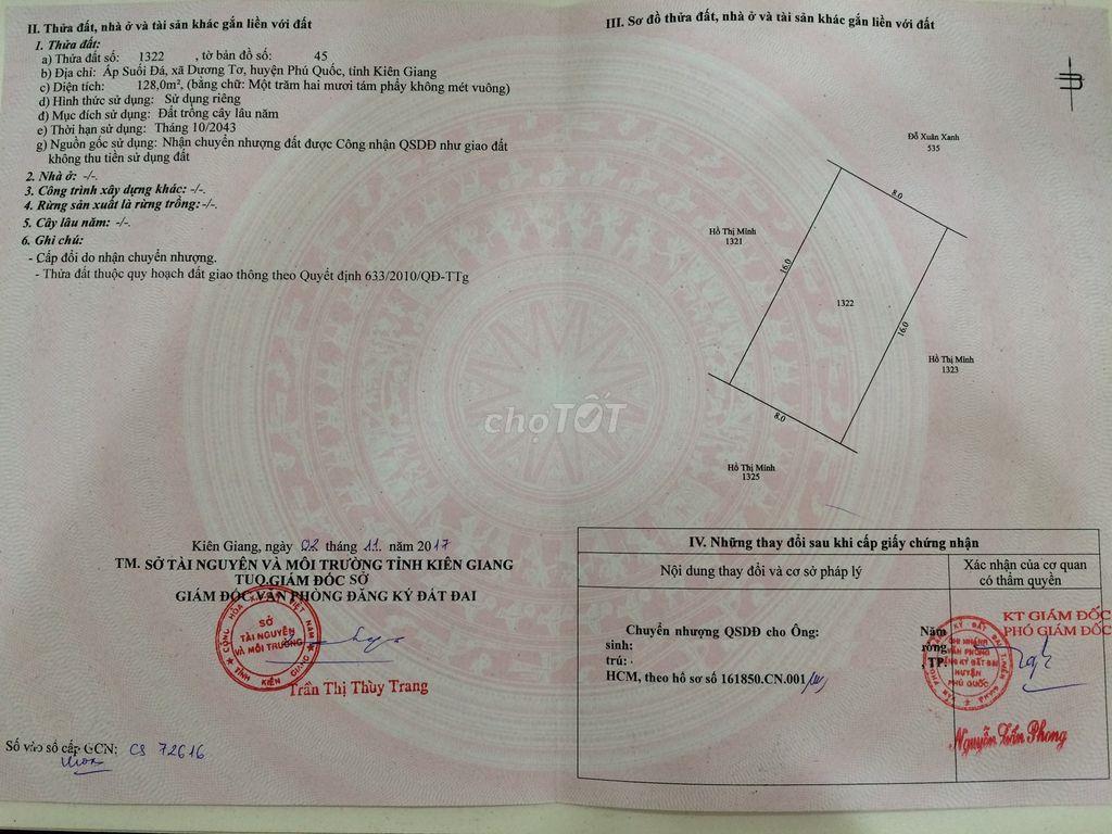 Chính chủ cần chuyển nhượng 1 hoặc cả 2 lô liền kề ở Suối Đá 