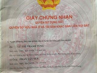 BÁN ĐẤT TAI CHỢ HÀM NINH PHÚ QUỐC