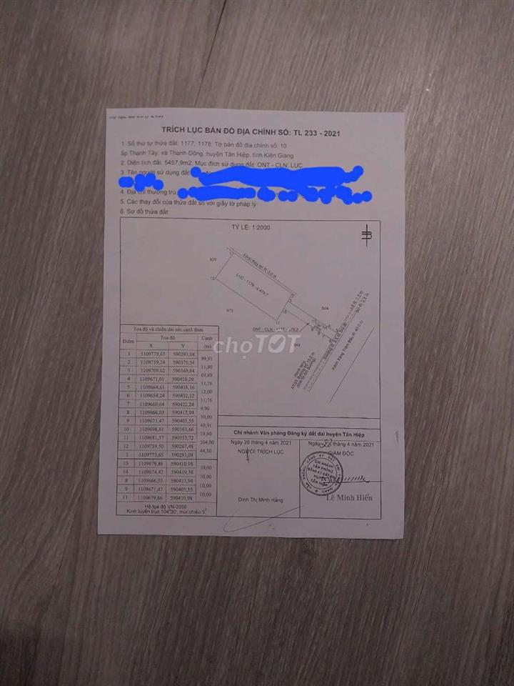 BÁN ĐẤT MẶT TIỀN