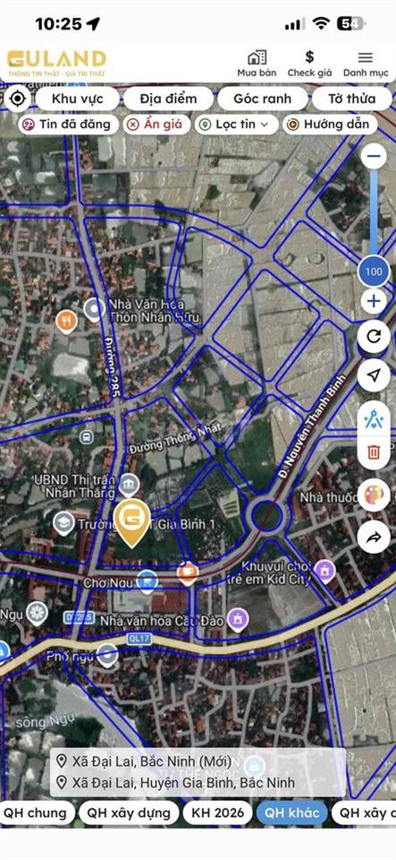 🆘🆘👏👏25 lô đất Nền Thổ cư Tại  Nhân Thắng  👉S = 90-95m2 💵💵💵💵💵💵💵 Giá chư