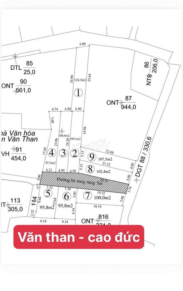 Gia Phú - Nhân Thắng  Cao Thọ - Văn Than - Cao Đức  Ngay Kcn Hanaka  A