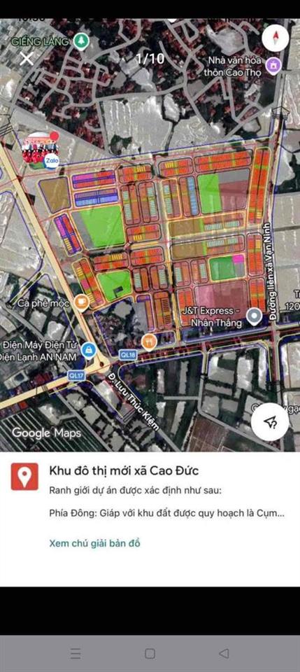Gia Phú - Nhân Thắng  Cao Thọ - Văn Than - Cao Đức  Ngay Kcn Hanaka  A